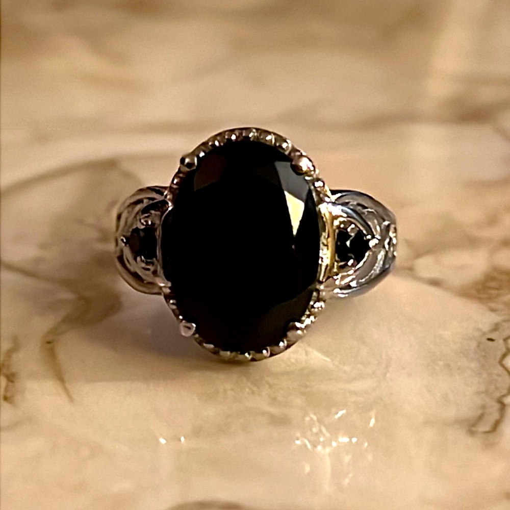 Black Tourmaline Ring